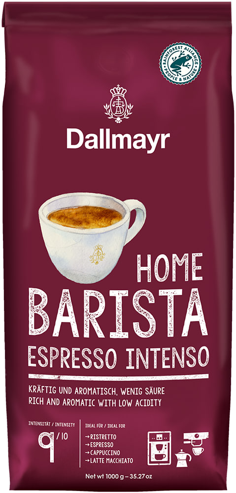 Pupiņu kafija "DALLMAYR" Home Barista Espresso Intenso