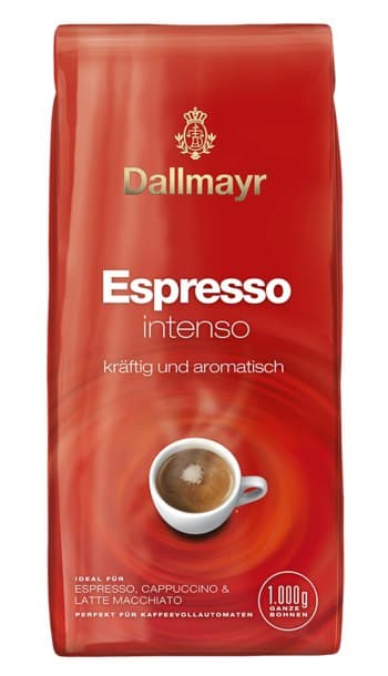 Зерновой кофе "DALLMAYR" espresso intenso