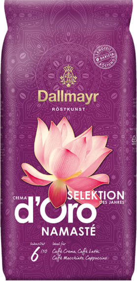 Зерновой кофе "DALLMAYR" d'oro crema Selection Namaste
