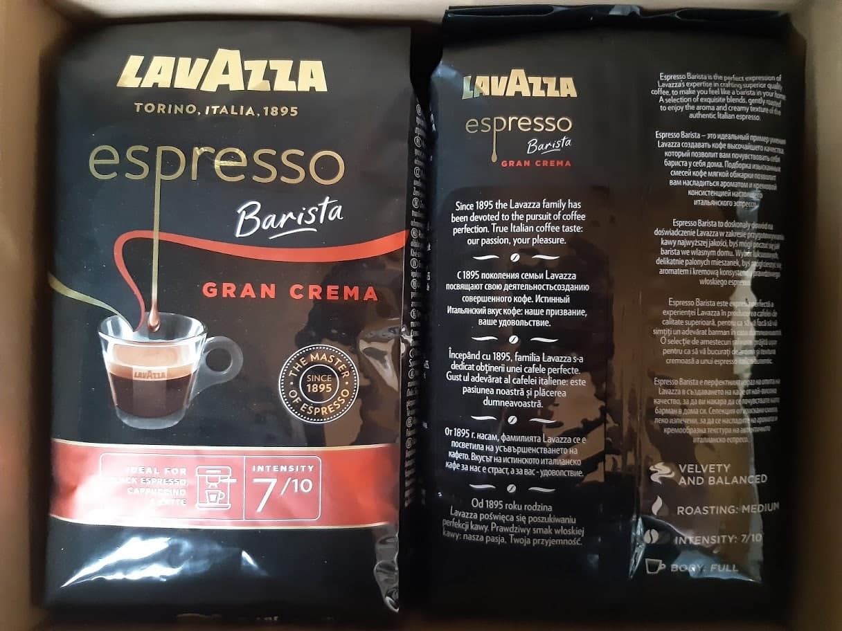 Pupiņu kafija "LAVAZZA" Espresso Barista Gran Crema