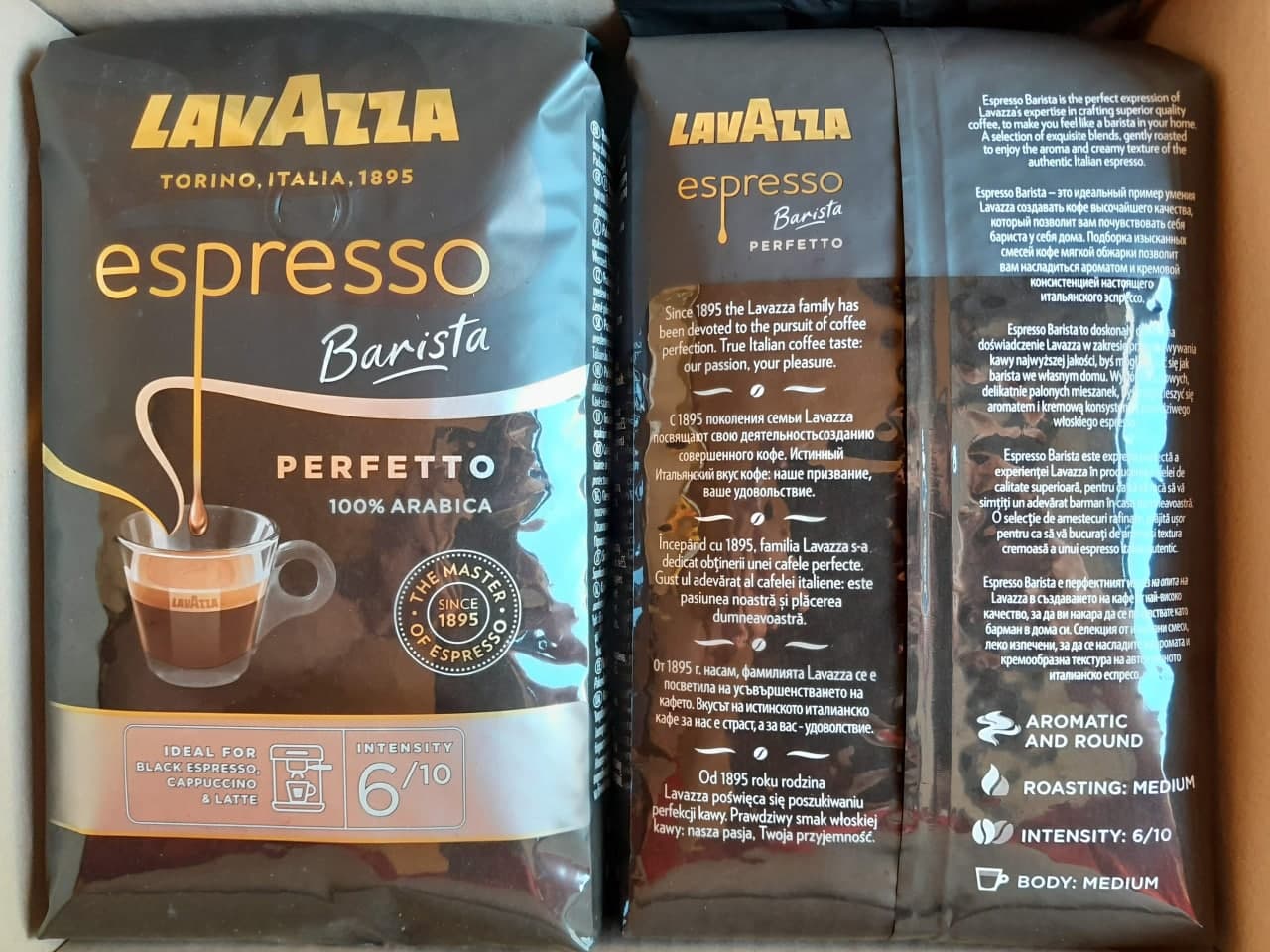 Pupiņu kafija "LAVAZZA" Espresso Barista Perfetto