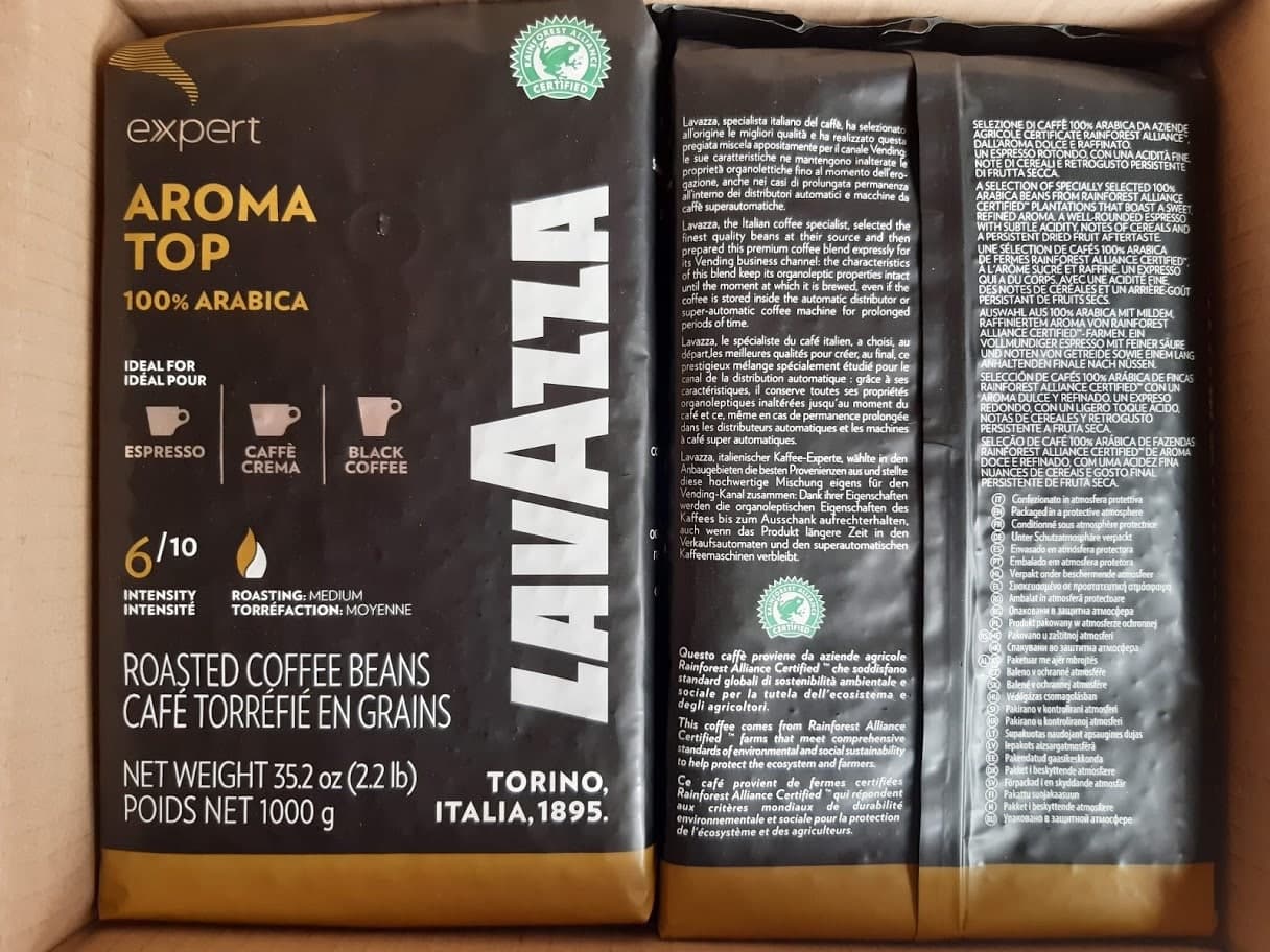 Kavos pupelės "LAVAZZA" Expert Aroma Top