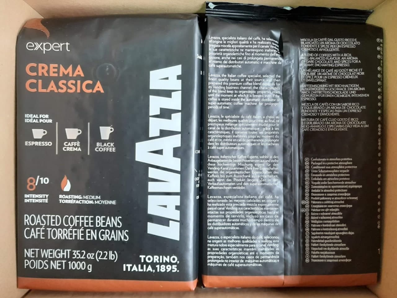 Зерновой кофе "LAVAZZA" Expert Crema Classica
