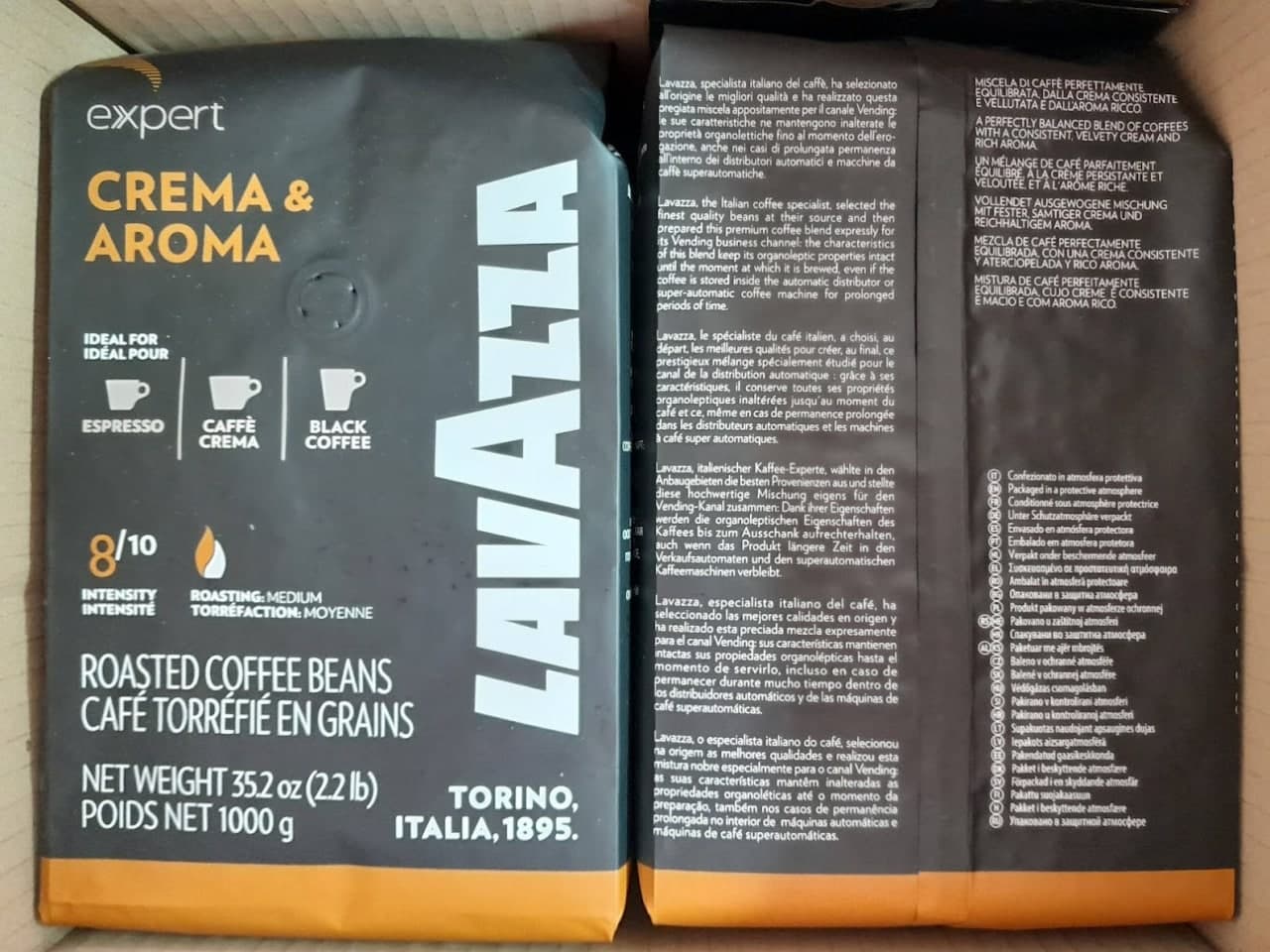 Зерновой кофе "LAVAZZA" Expert Crema e Aroma