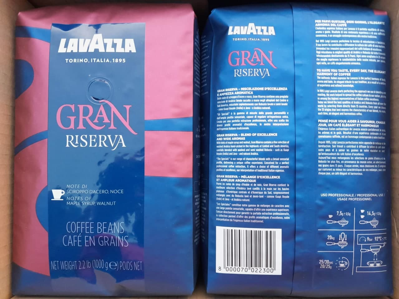 Зерновой кофе "LAVAZZA" Specials Collection Gran Riserva