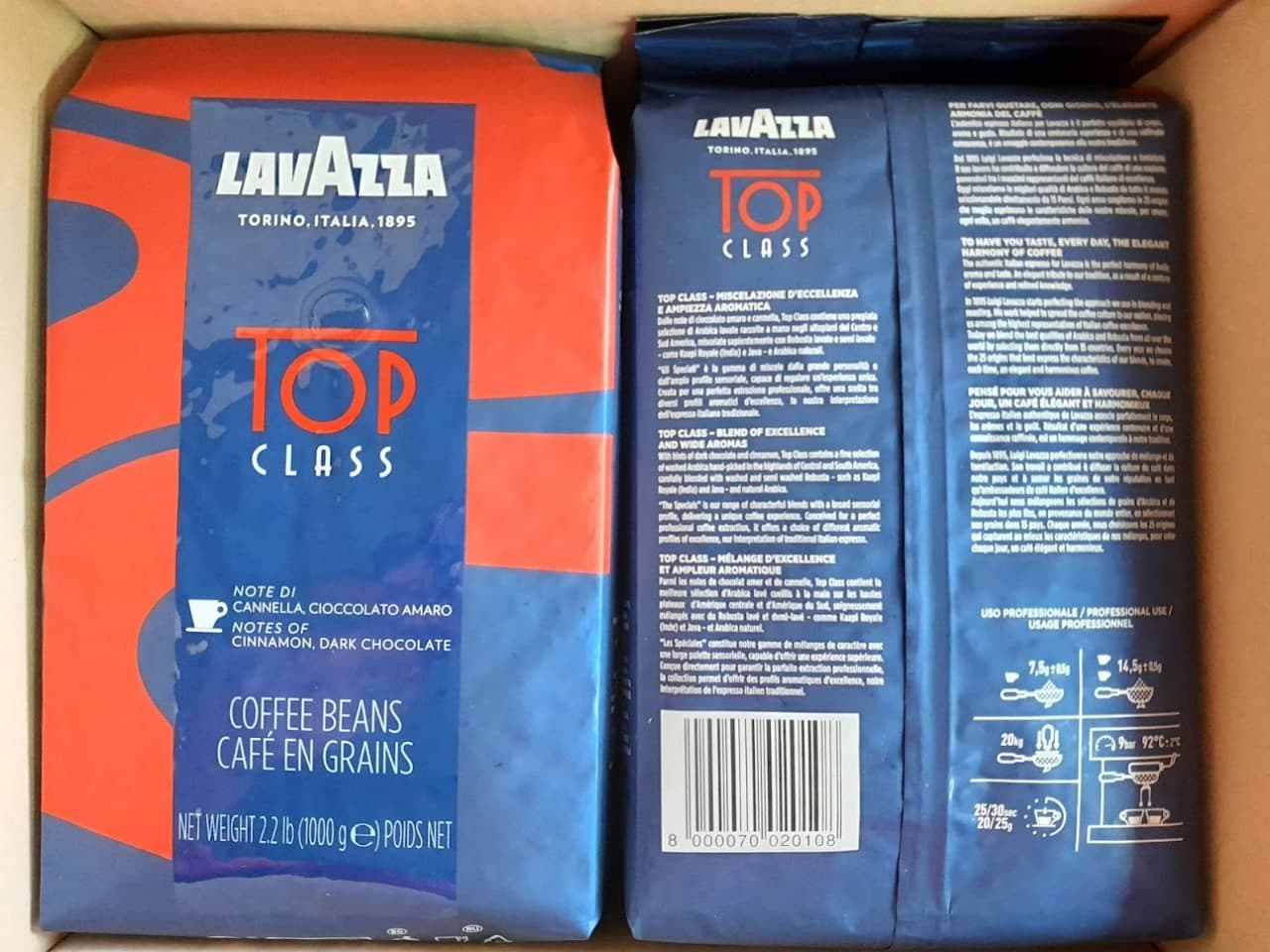 Pupiņu kafija "LAVAZZA" Specials Collection Top Class