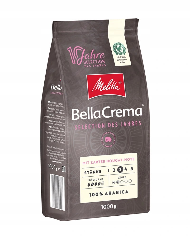 Pupiņu kafija "MELITTA" BellaCrema Selection