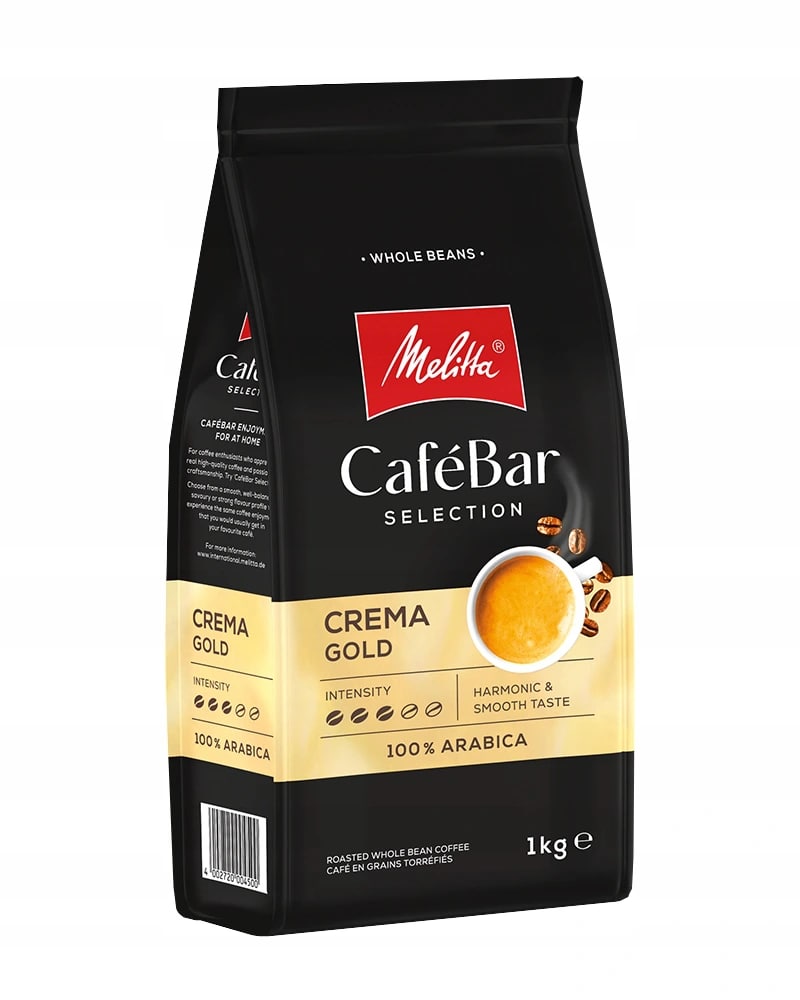 Kavos pupelės "MELITTA" CafeBar Crema Gold