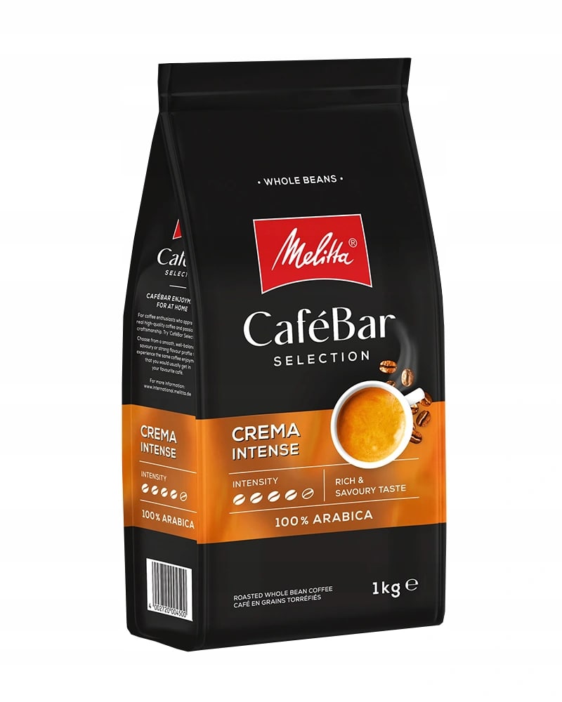 Kavos pupelės "MELITTA" CafeBar Crema Intense