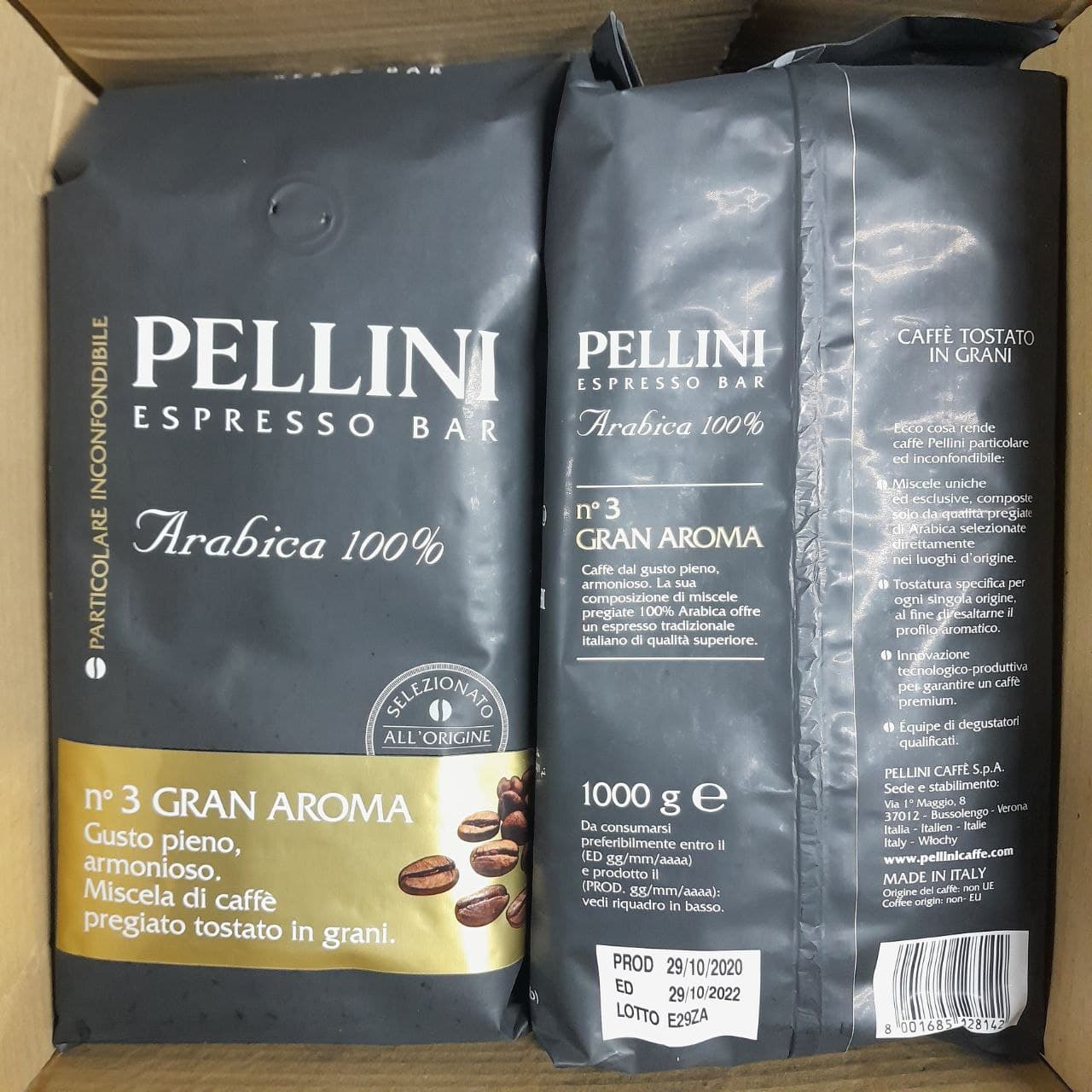 Kavos pupelės "PELLINI" Gran Aroma